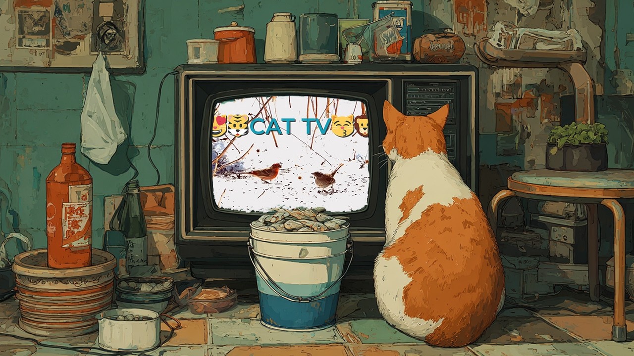 8 Hours Cat TV 🐈 | Backyard Birds for Cats to Watch (Natural Sound)