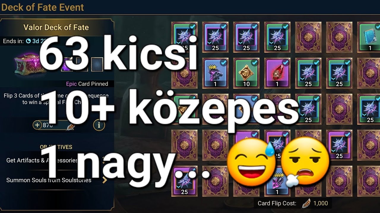 Soulstone nyitás |Deck of Fate | 2x Scam?! | Raid Shadow Legends