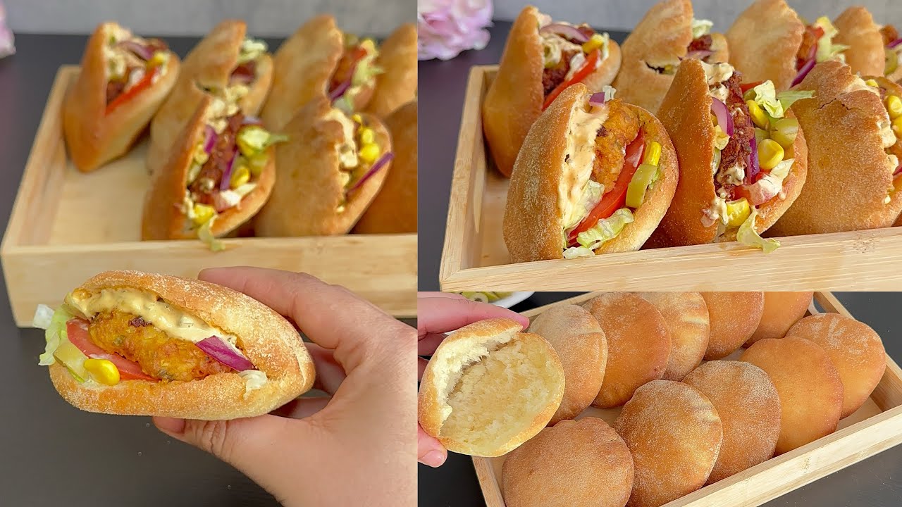 Pieczone Roladki Pita! Wyjątkowo miękkie! Idealny do kanapek! Kebabowy chleb!