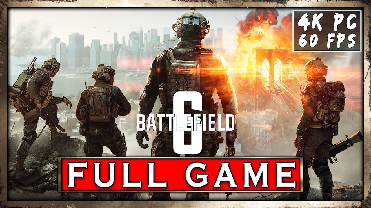BATTLEFIELD 6 FULL GAME (BF6) Walkthrough No Commentary Gameplay [4K PC]