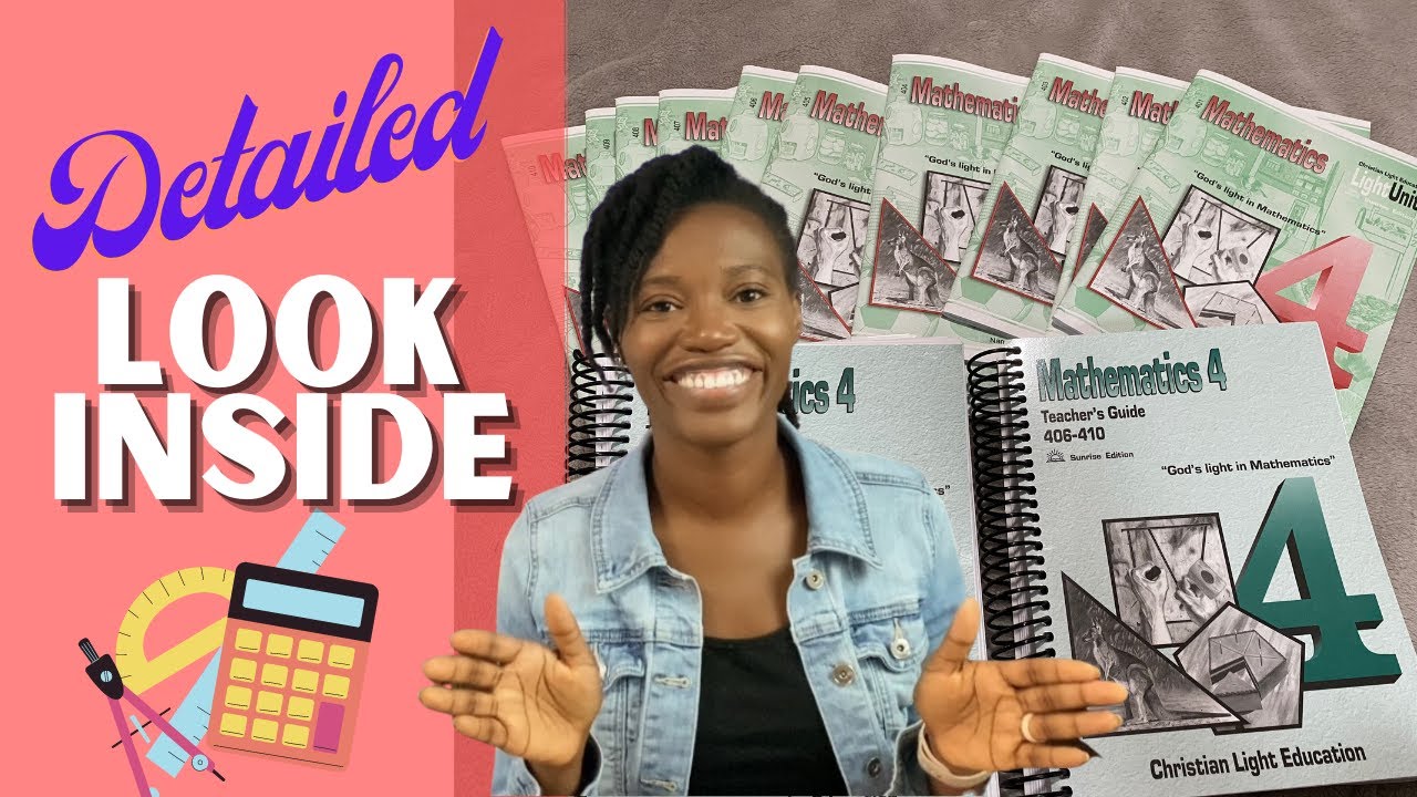 *In-Depth* Flip Through || Homeschool Math for Elementary || Christian Light Education Math 4