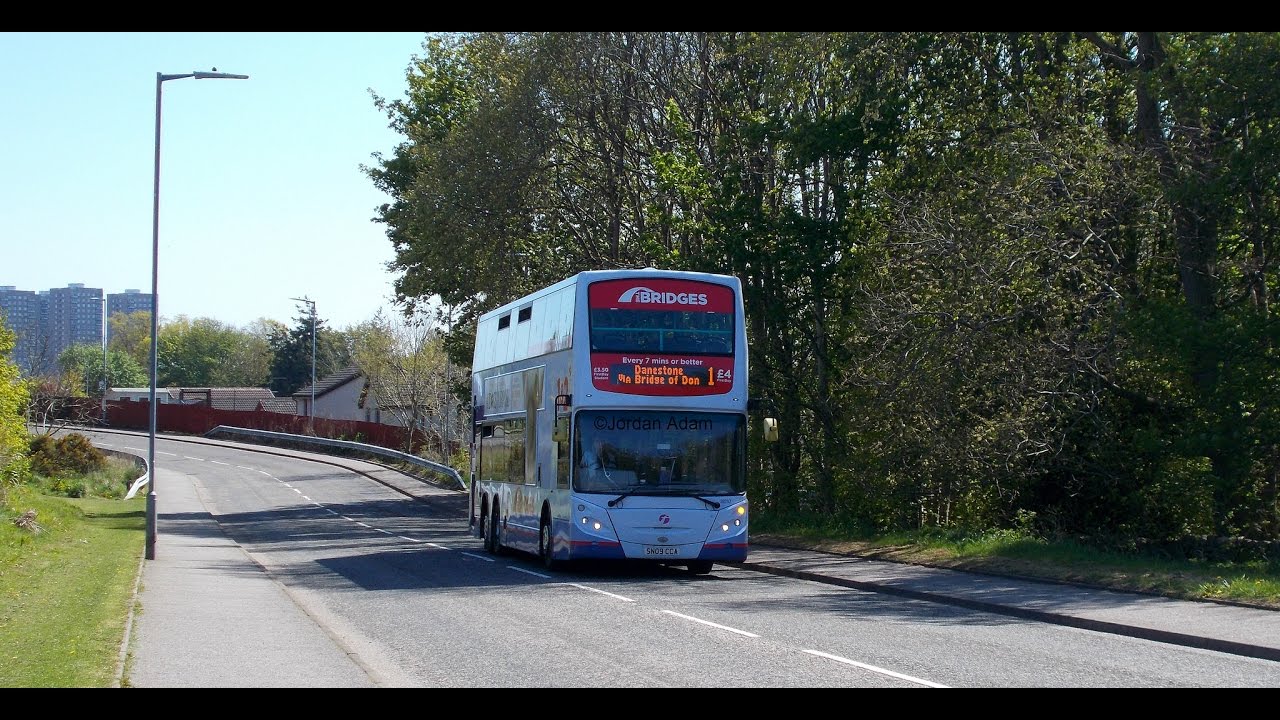 [Loud ZF + Kickdown] ADL Trident Enviro 500 | 38210 | Route:1 | First Aberdeen