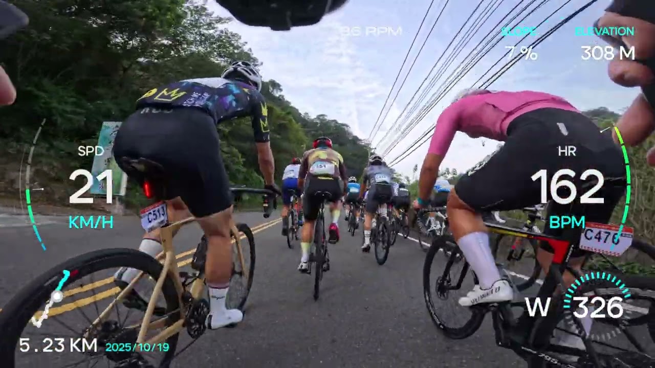2025 仙山KOM 菁英C組分七全記錄