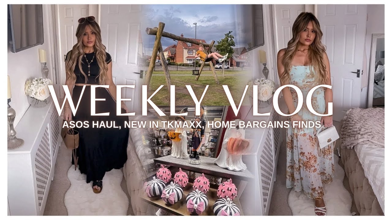 ASOS try on Haul, New TK Maxx Finds & Home Bargains shop with me & haul