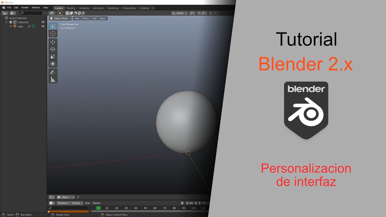 Blender 2.x - Personalizacion de la interfaz.