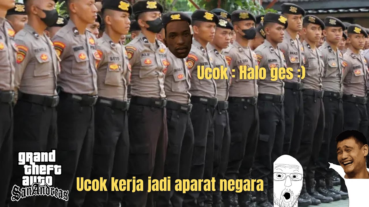 POLISI UCOK SIAP MELAYANI ANDA! - GTA SA DYOM INDONESIA #winteredition2025
