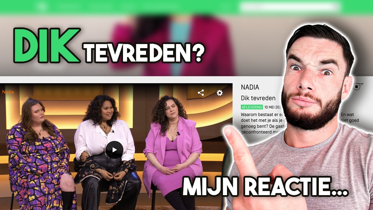 Extreem Dikke Vrouwen Zeggen dat ze Gezond zijn bij NPO.. (Mijn Reactie)