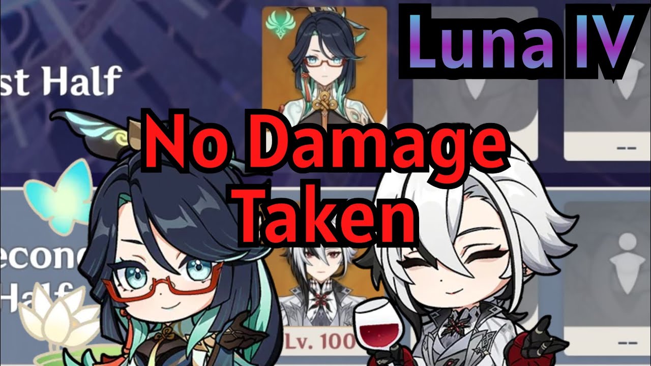 【原神】Ver.Luns IV 閑雲＆召使の両単騎で螺旋12層 星9クリア/ Ver.Luna IV Spiral Abyss Floor 12 Xianyun ＆ Arlecchino Solo