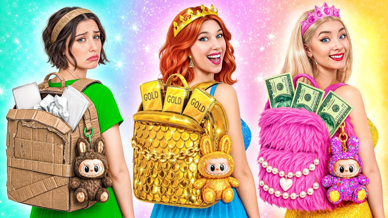 Бедная vs Богатая vs Ультра Богатая Девушка в Школе | Война Пранков от Multi DO Smile