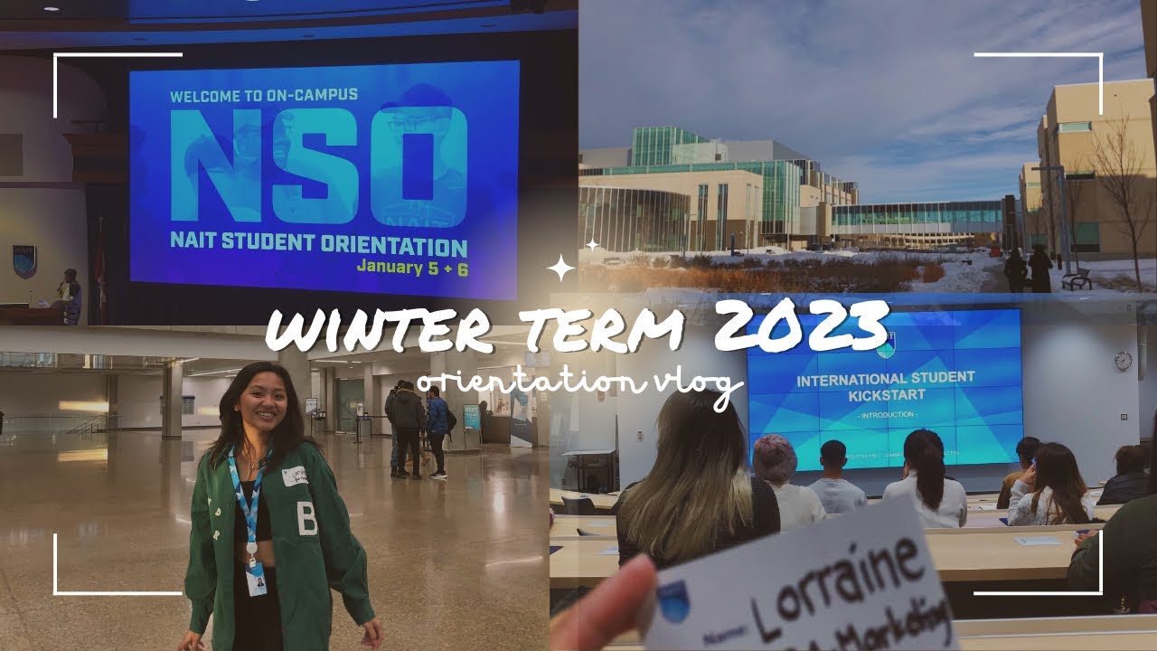 Winter Term Orientation at NAIT (Northern Alberta Institute of Technology)