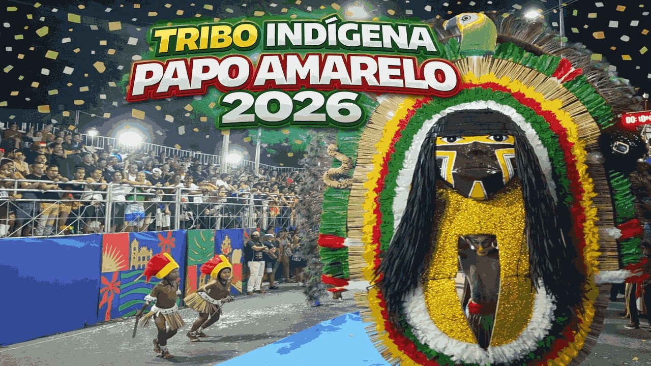 Tribo Indígena Papo Amarelo | Desfile Oficial | Carnaval Tradição  de João Pessoa #PapoAmarelo