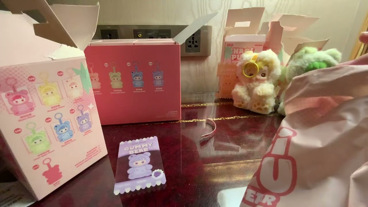 Opening hacipupu whole series blind box from popmart!!