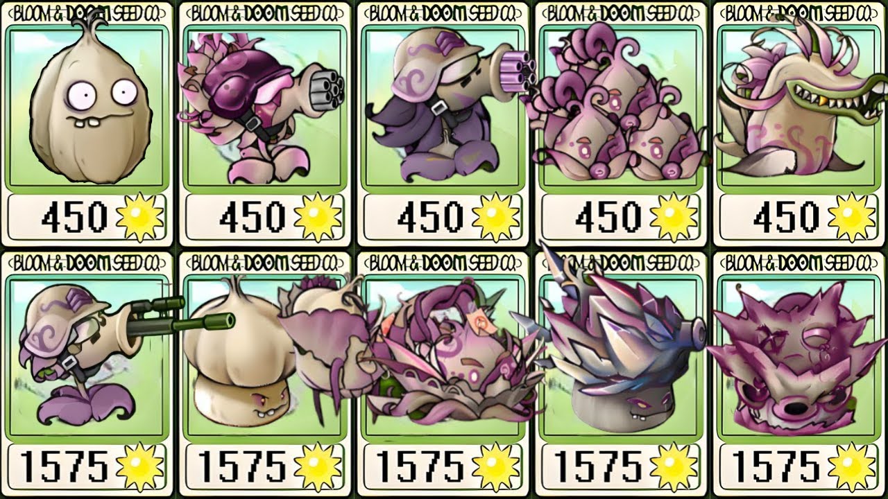 PVZ Fusion 3.3 Challenge - All GARLIC Plants Fusion Vs Obsidian Gargantuar - Who Will Win?