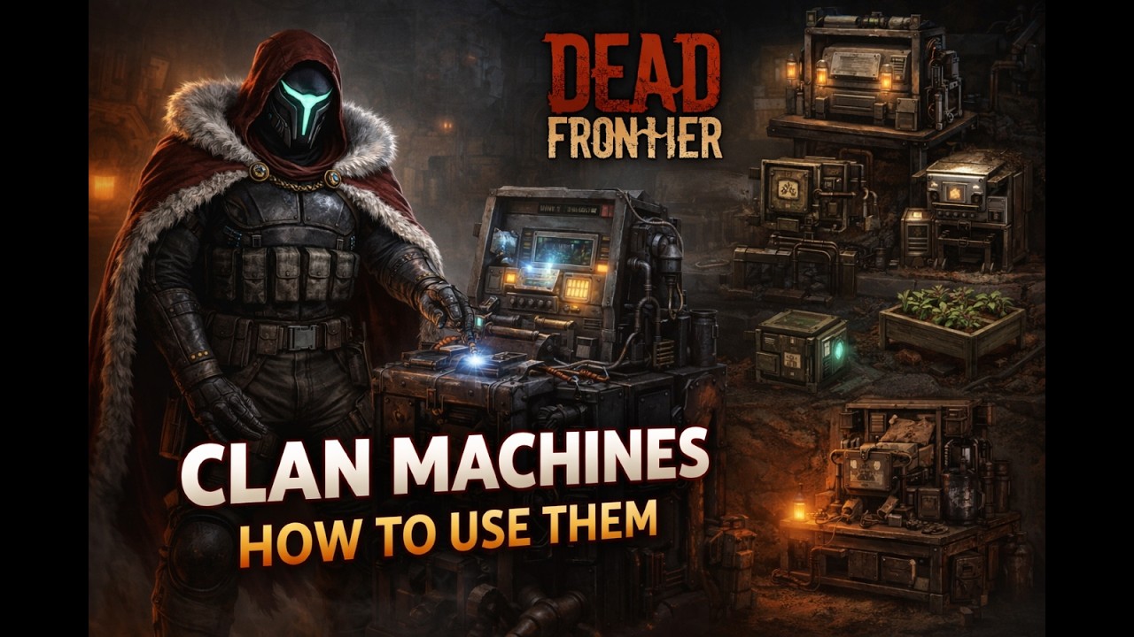 Dead Frontier - Clan Machines and How to use them - Tips & Tricks 4