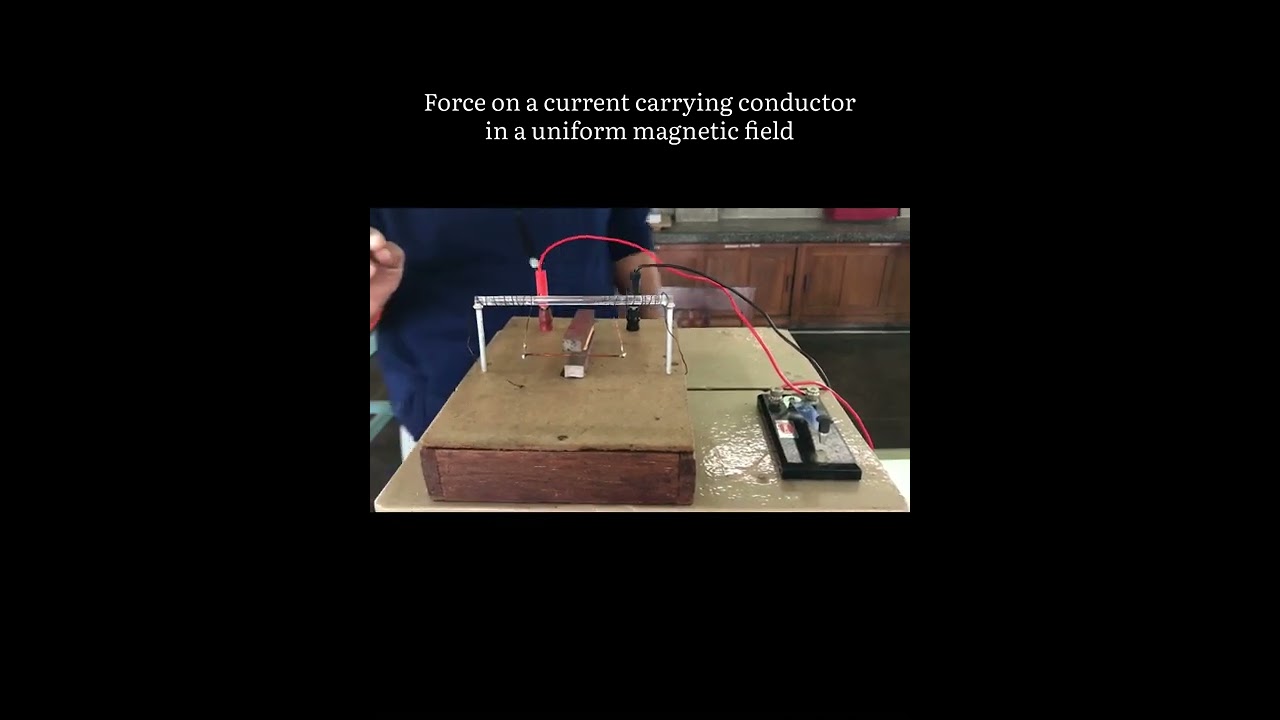 Force on a current carrying conductor