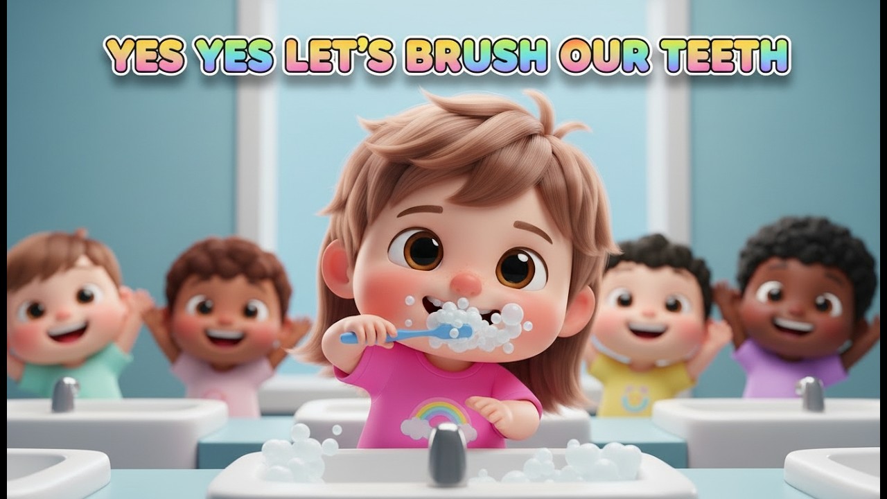 Yes Yes Let’s Brush Our Teeth – Nursery Rhyme, Toddler Learning, and Healthy Hygiene Fun
