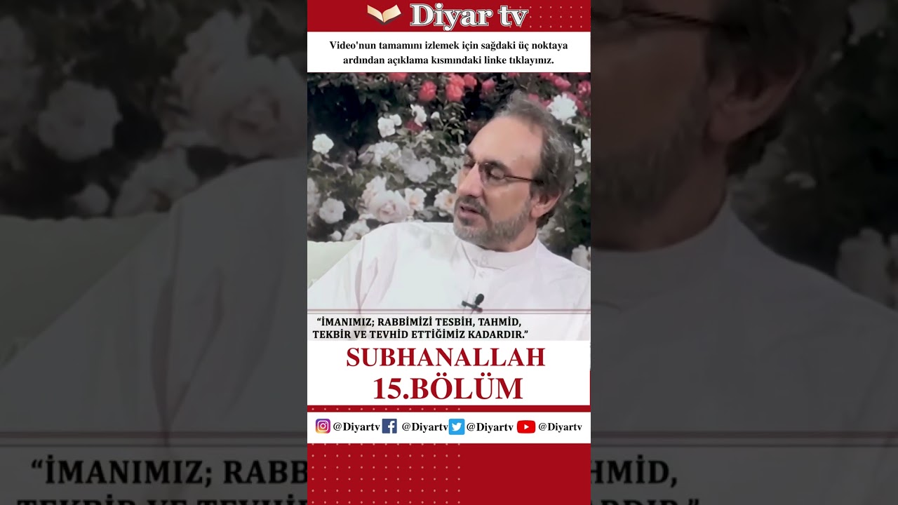 Subhanallah 15.B&ouml;l&uuml;m (Kısa) - Muhammed H&uuml;seyin (R.A) #short #diyartv #subhanallah  #muhammed