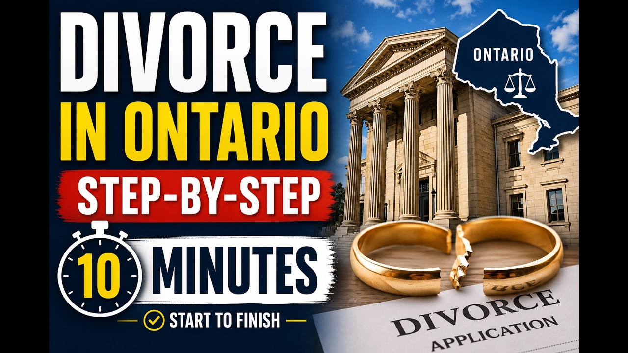 Ontario Divorce Process Explained Everything From Start to Finish