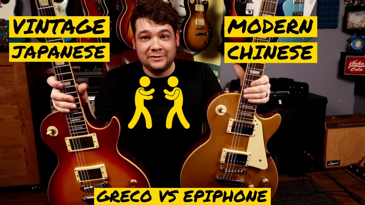 Epiphone Les Paul 2020 года против Greco EG700 1976 года (копия MIJ Les Paul)