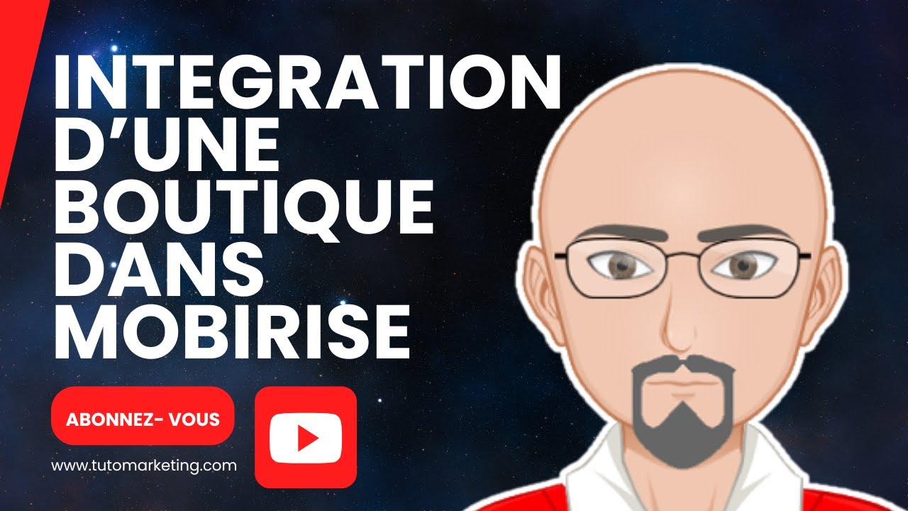 📣  Intégration d'une boutique dans mobirise