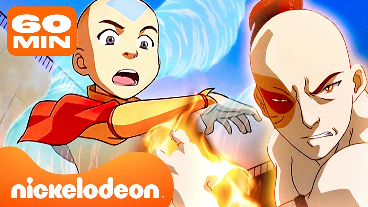 Avatar | Cada Batalha de Dobra da 1&ordf; Temporada! com Aang, Zuko e Katara | 1 Hora | Nickelodeon