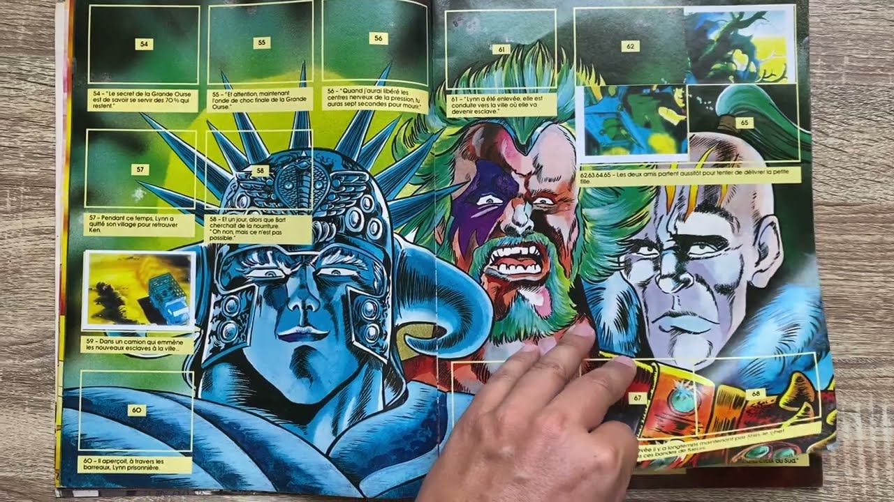 Album sfc KEN LE SURVIVANT / HOKUTO NO KEN #vintage #stickers #nostalgie 