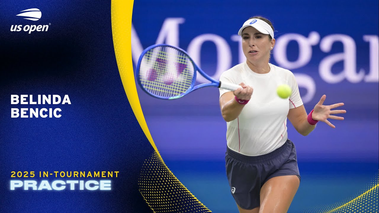 LIVE | Belinda Bencic | Practice Session | 2025 US Open