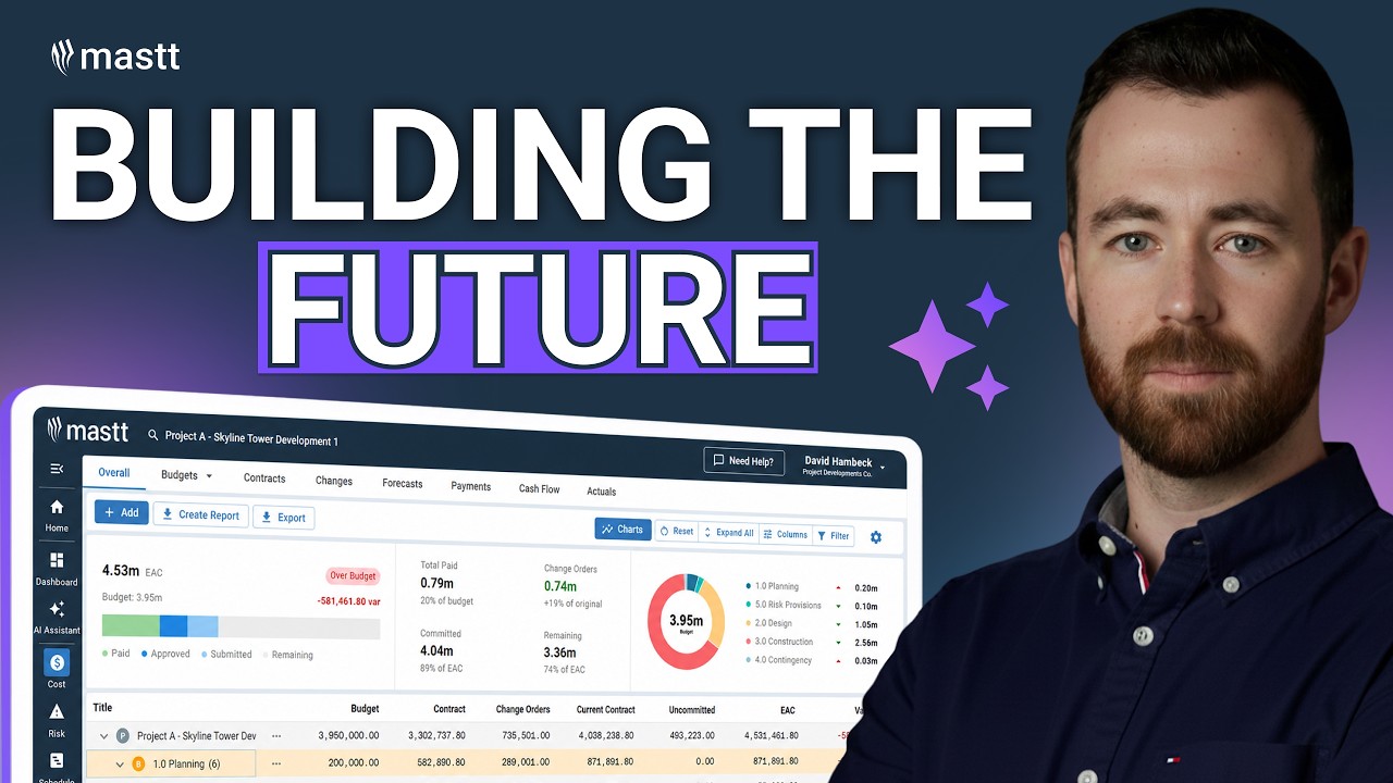 Building the Future: Mastt’s Vision for an AI-Powered Construction Industry