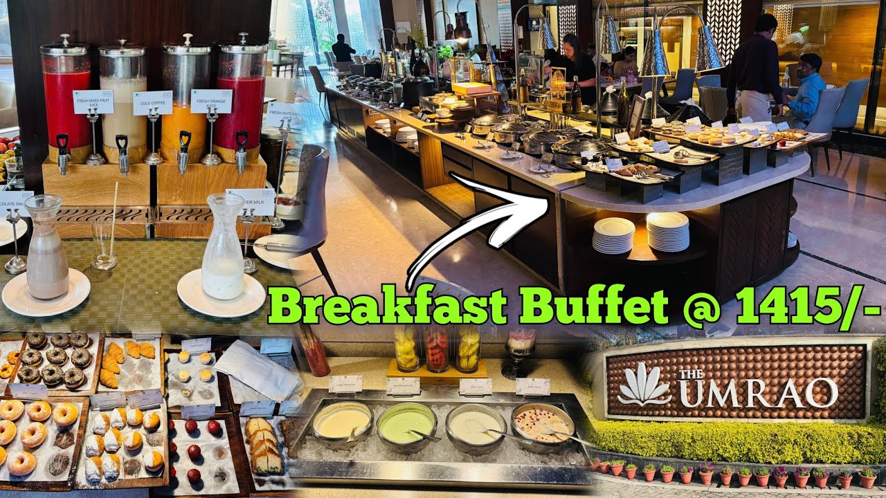 Unlimited Breakfast Buffet @ Rs.1415/- at The Umrao,Samalka,Delhi