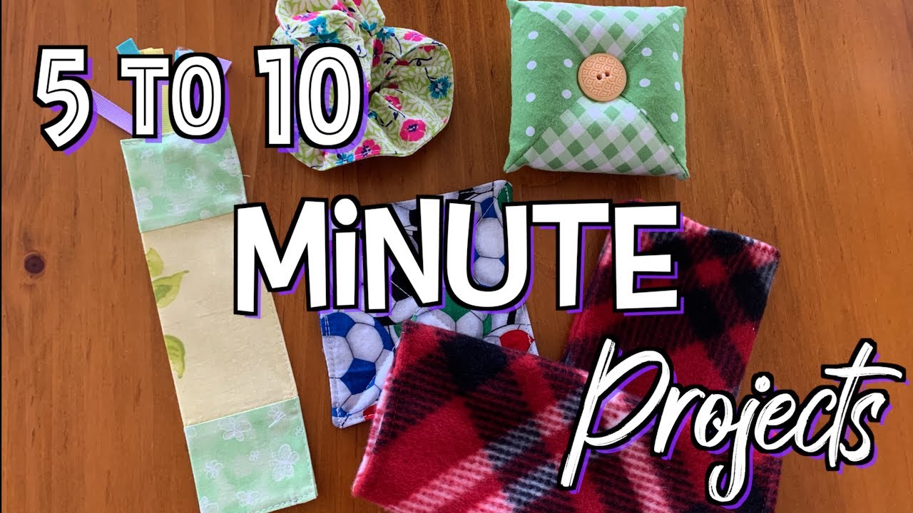 Easy 10 Minute Sewing Projects | Volume 1| The Sewing Room Channel