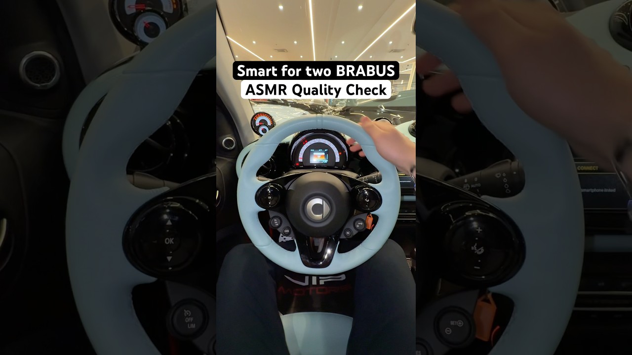 This SMART is a 1/50 WORLDWIDE! 🤯😳#smart #brabus #fortwo #asmrsounds #qualitycheck