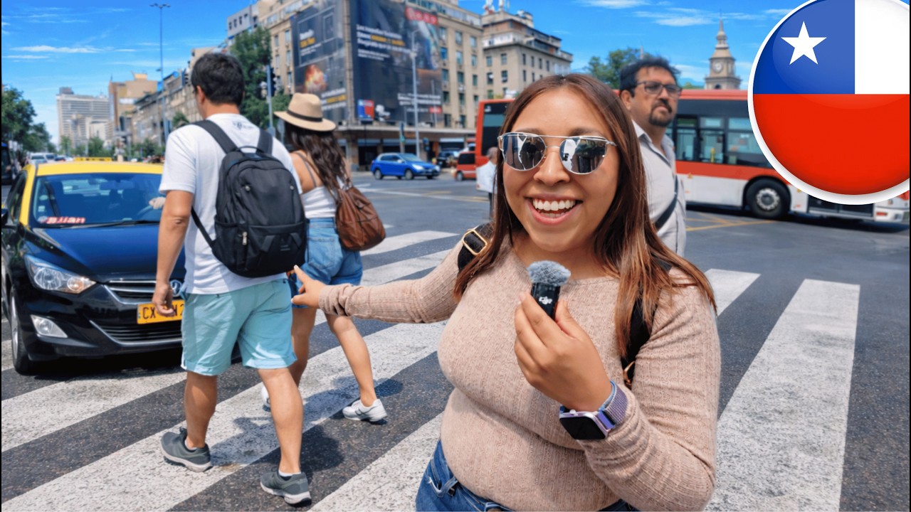 en CHILE 🇨🇱 se respeta el PASO PEATONAL es Primer Mundo Primeras impresiones santiago 🇨🇱 2026