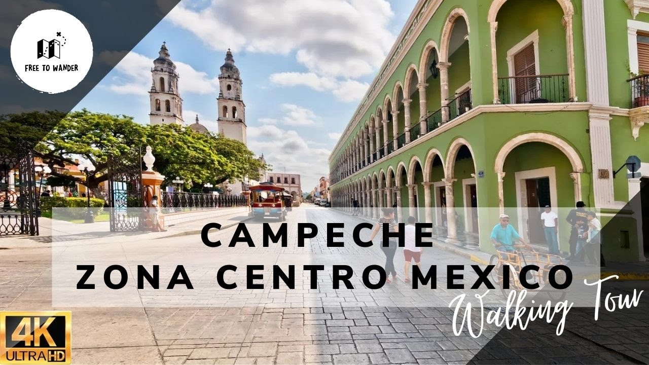 Walking the Beautiful Town of Campeche Mexico