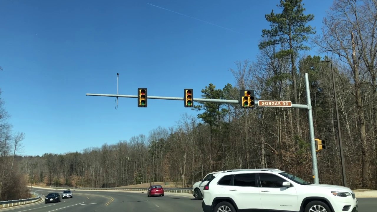 Flashing traffic lights