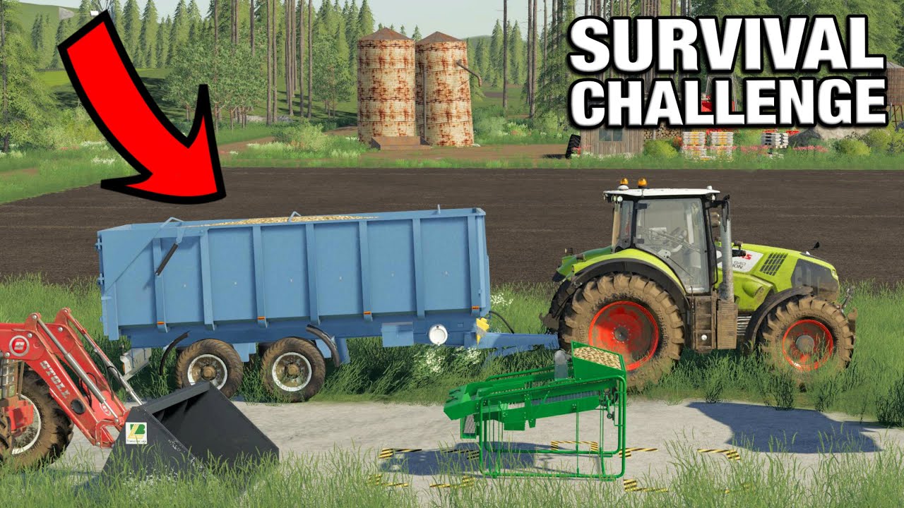 SELLING PREMIUM POTATOES - Survival Challenge No Mans Land FS19 Ep 65