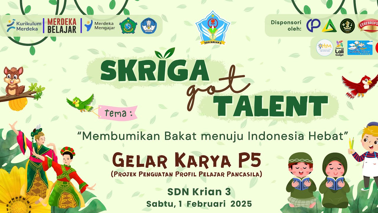 SKRIGA GOT TALENT-GELAR KARYA P5-SDN KRIAN 3-TAHUN 2025