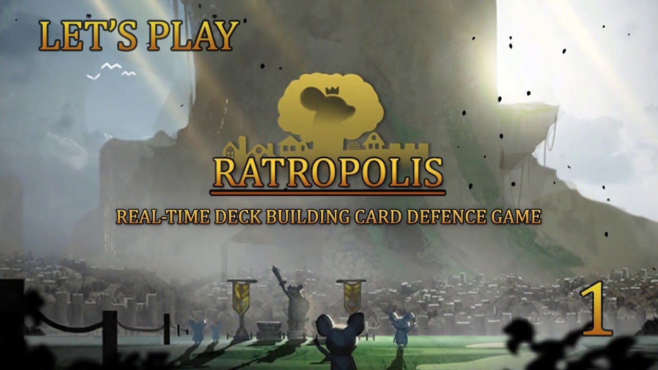 Let's Play Ratropolis | A 2D RTS Base-Defense Card game | Run 1
