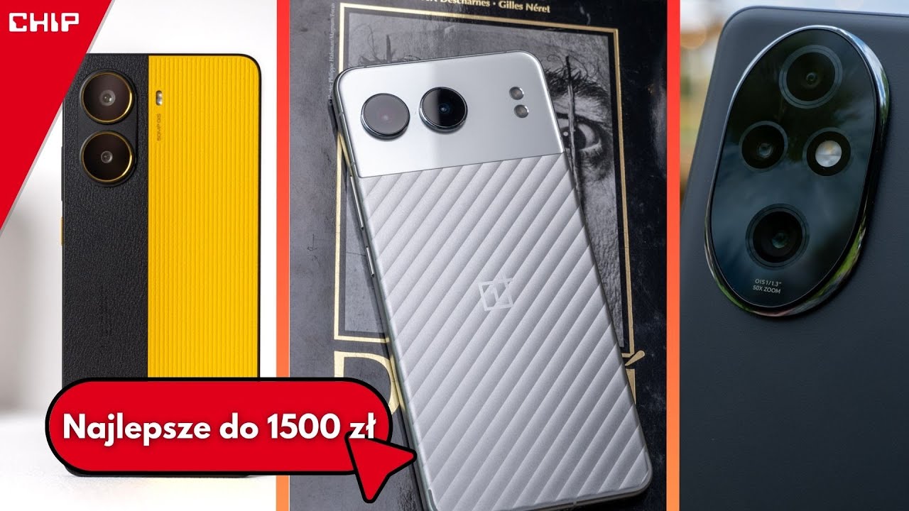 TOP SMARTFON do 1500 zł w 2025 roku 📲 Co warto kupić?