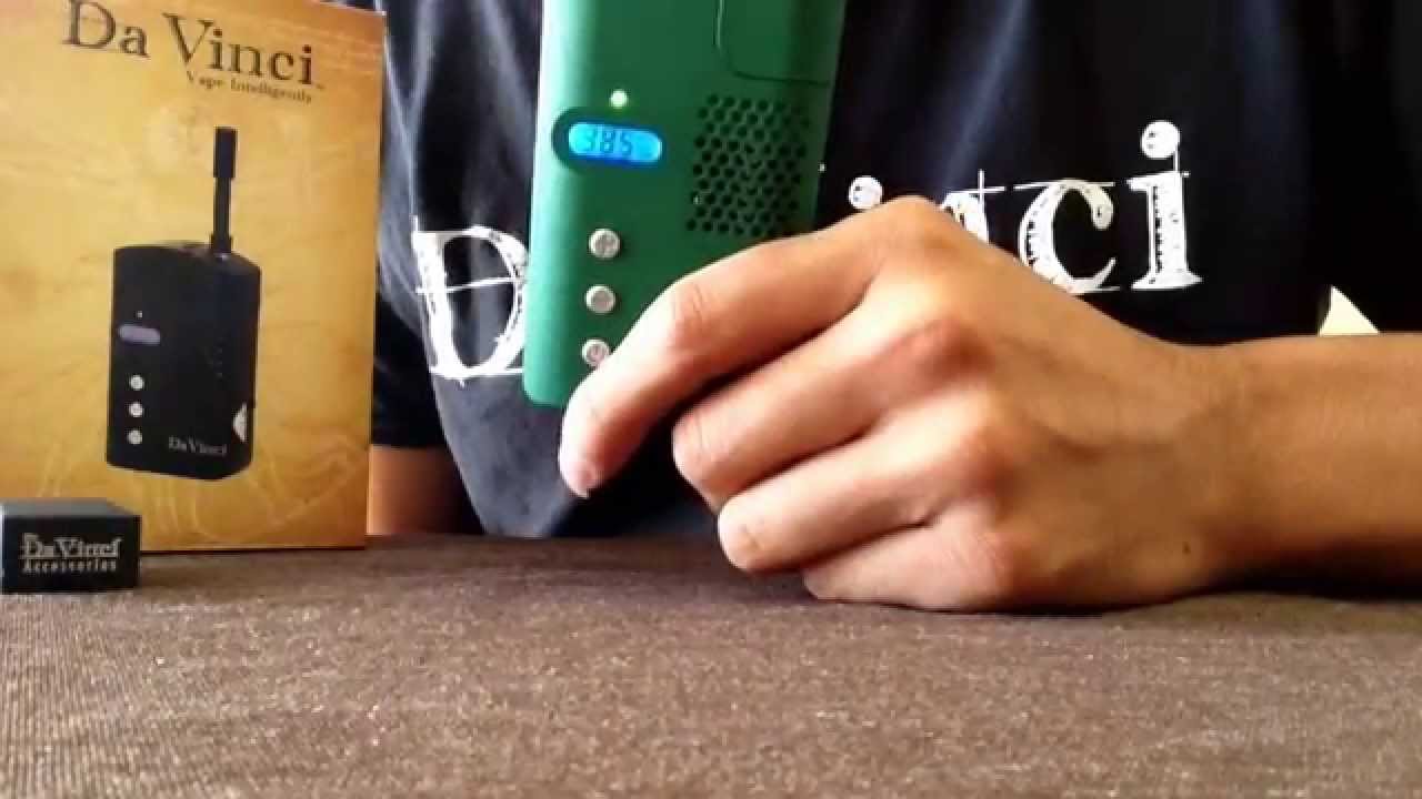 Review/Demo of the | DaVinci Hand-held portable vaporizer.