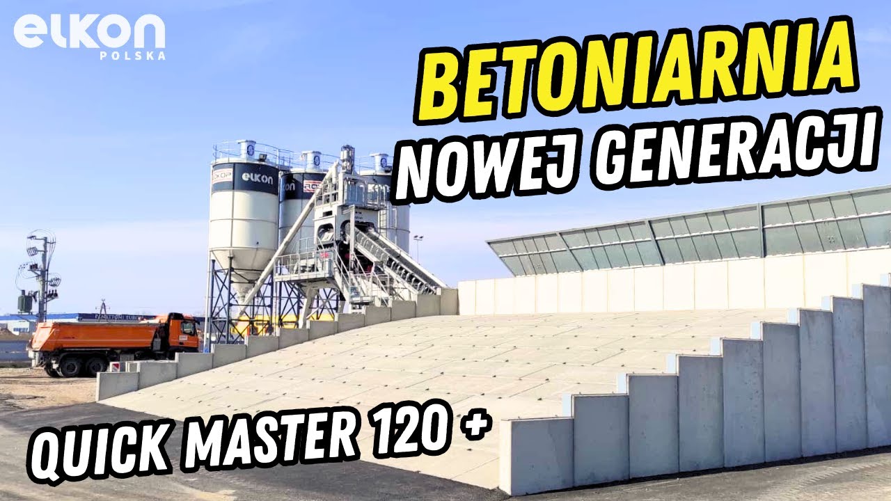 NOWOCZESNA BETONIARNIA #ELKON 🏗️  HIT SPRZEDAŻY 🚀 👉 QUICK MASTER 120+  i jej ZALETY
