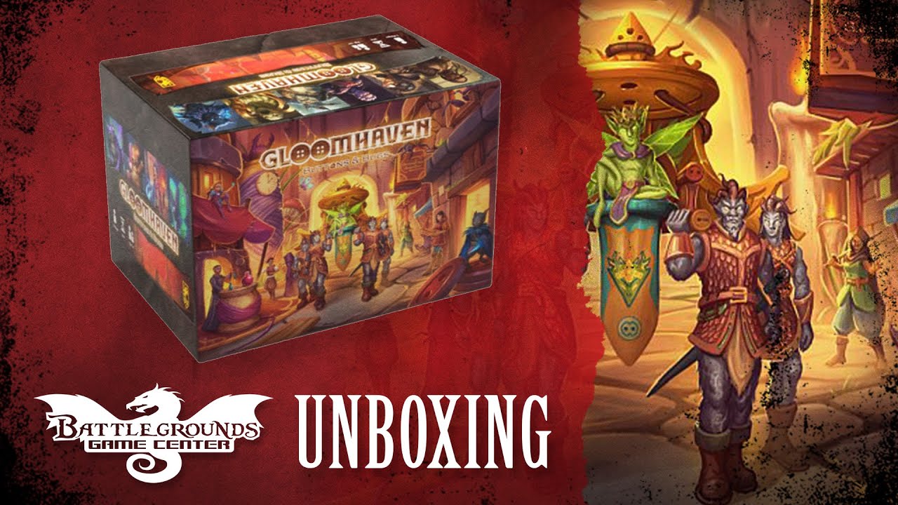 Gloomhaven: Buttons & Bugs — Распаковка