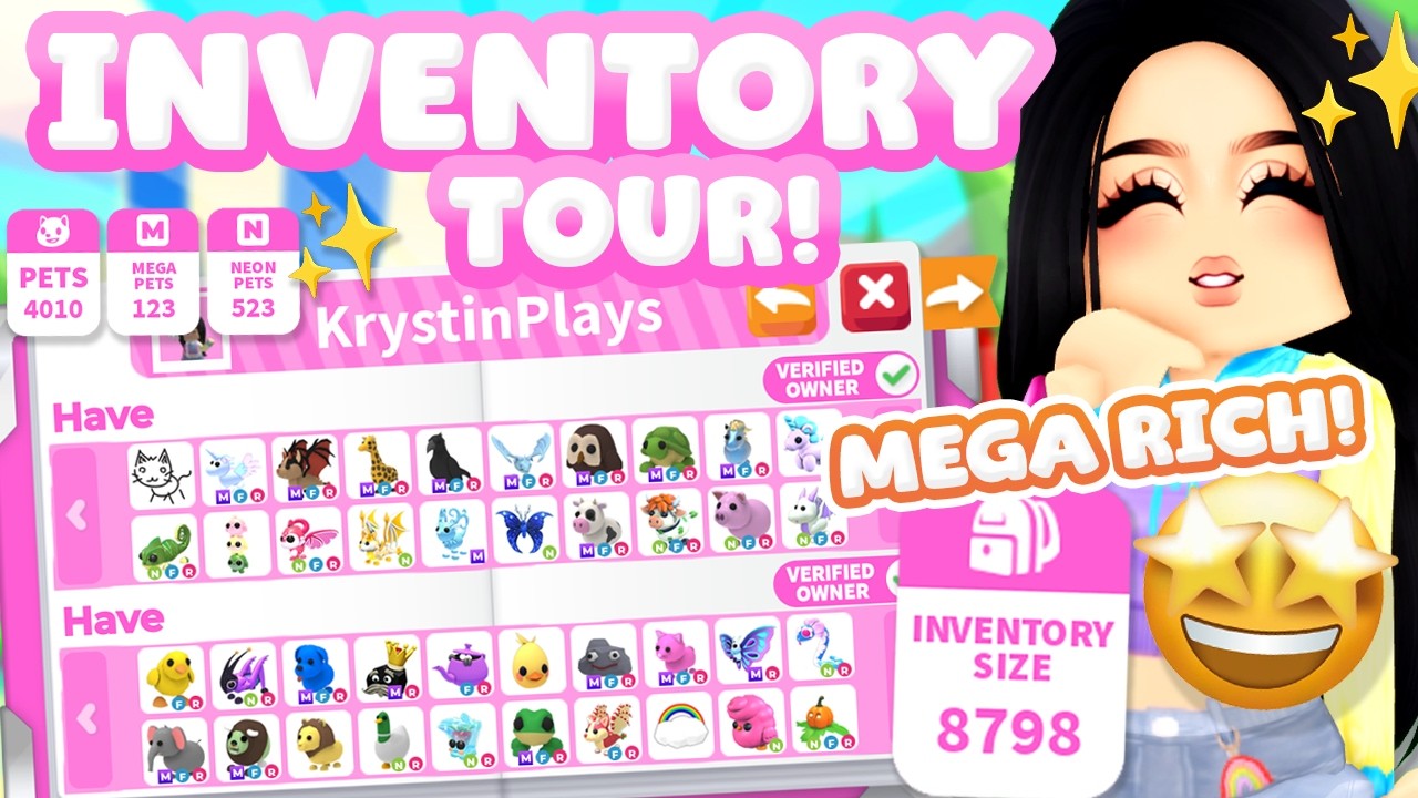 My *ENTIRE* INVENTORY TOUR | Adopt Me Roblox 2026