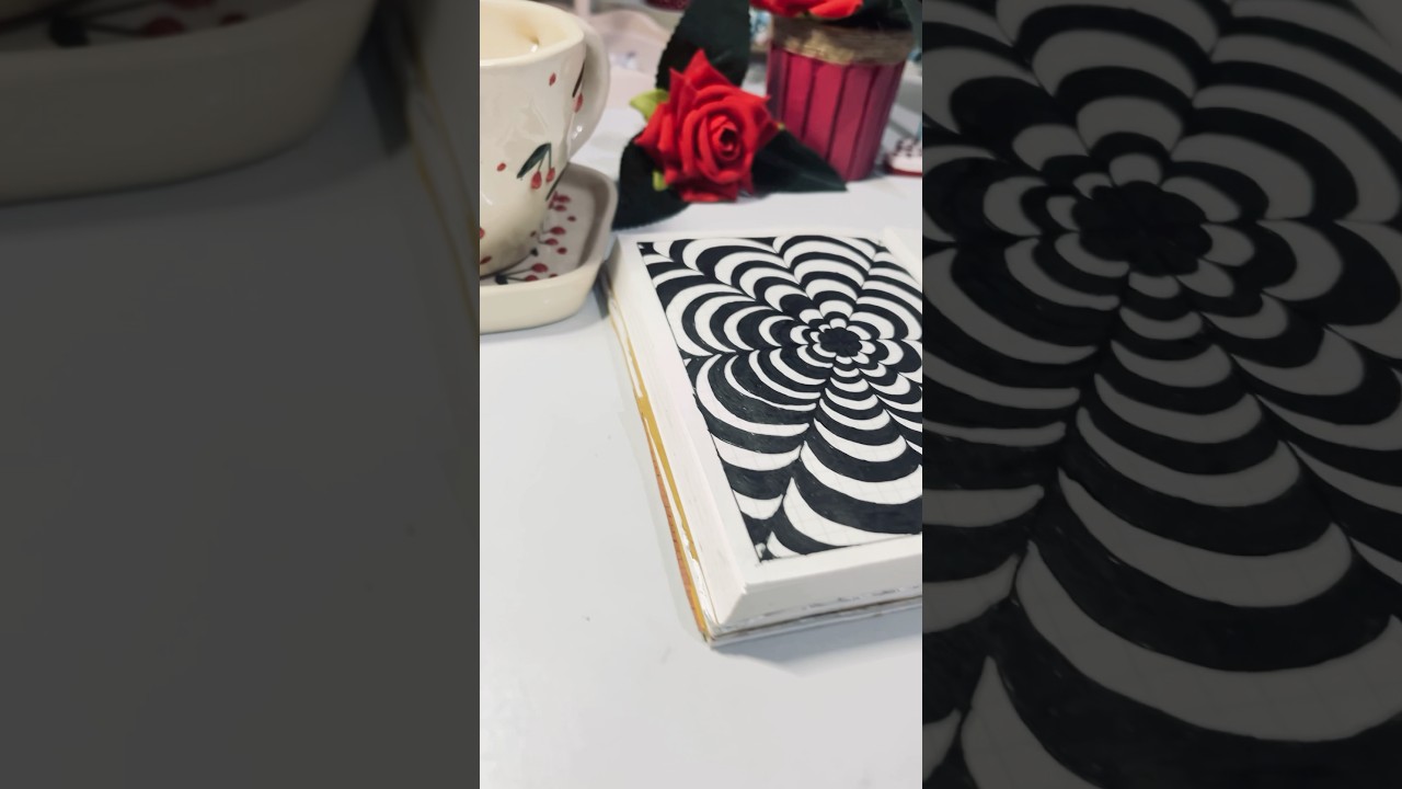 Zentangle art | Giveaway | #shorts #shortsfeed #shortvideo #zentangle #doodle #giveaway