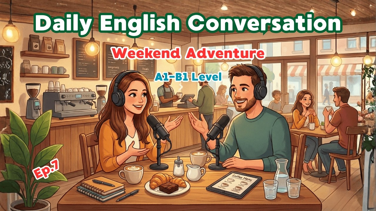 Daily English Conversation | Weekend Adventure | Daily English Stories for Beginners A1-B1 Level
