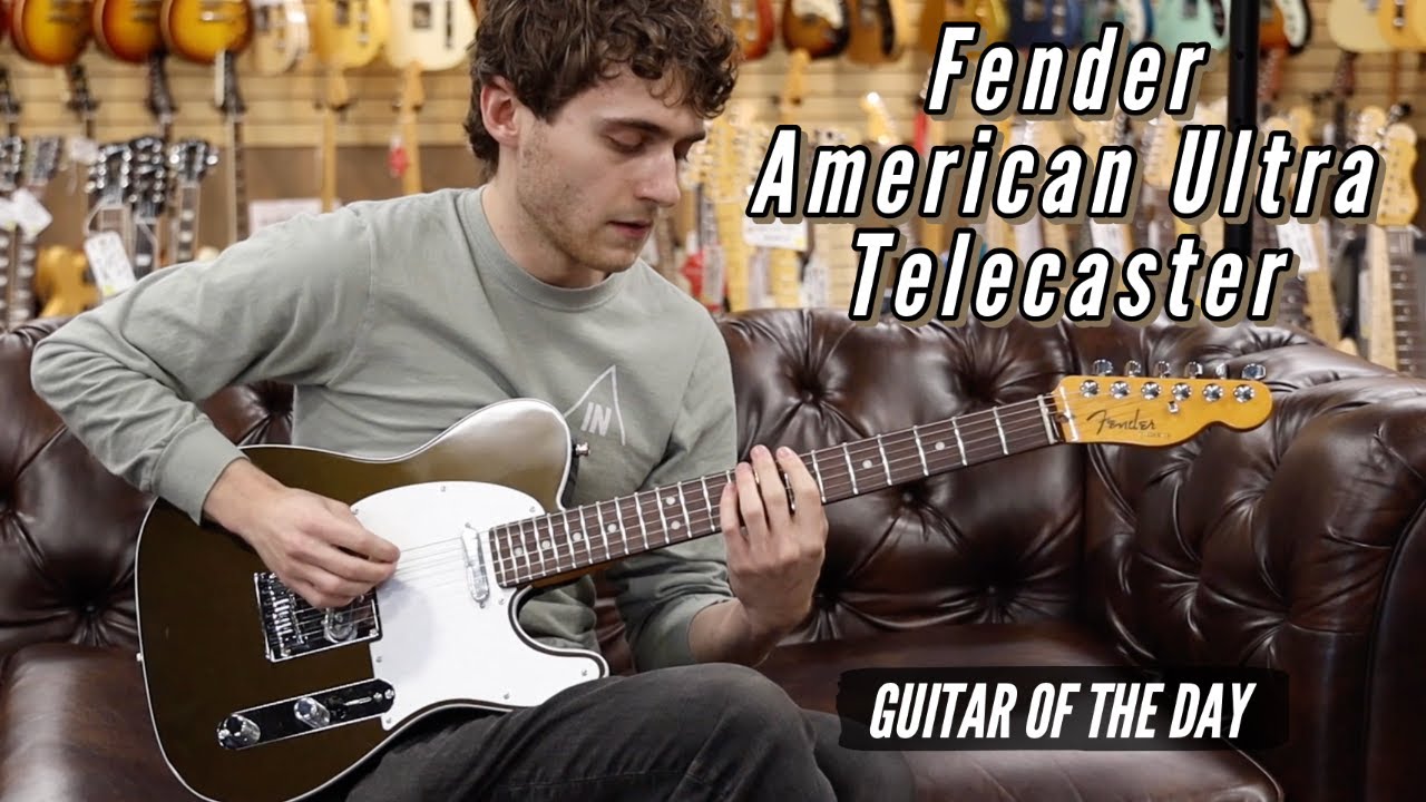 Fender American Ultra Telecaster Texas Tea | Гитара дня