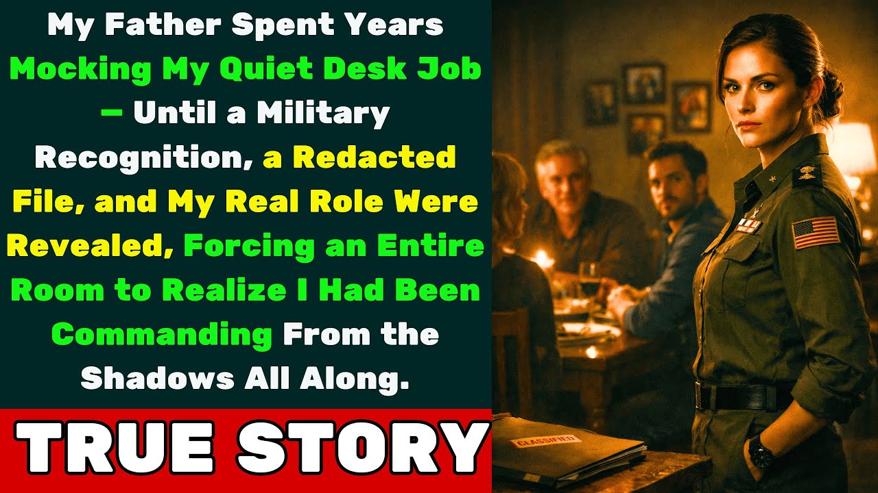 My Father Called Me a Secretary — Until the General Said My Name in Front of Everyone