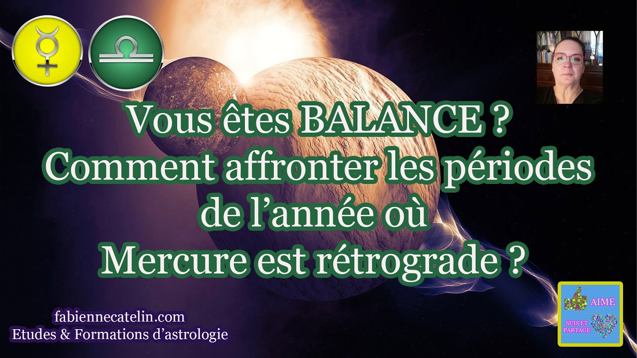 ♎BALANCE : quand MERCURE est Rétrograde ♎😱Quelle attitude adopter !