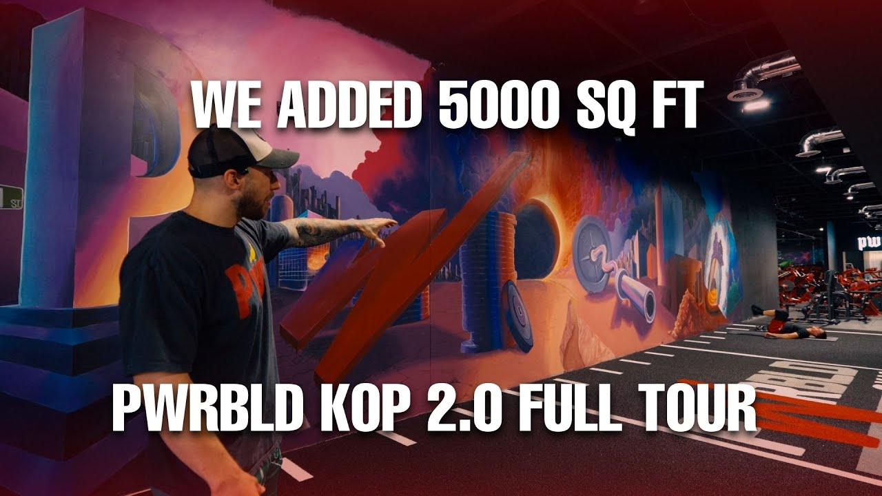 WE ADDED 5,000 SQ FT TO OUR GYM (PWRBLD KOP 2.0 Tour)