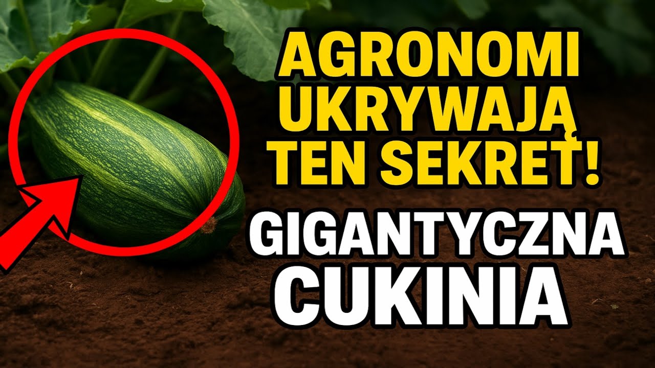 Agronomi ukrywają TEN sekret! Jak wyhodować gigantyczną cukinię, poświęcając niemal cały plon?