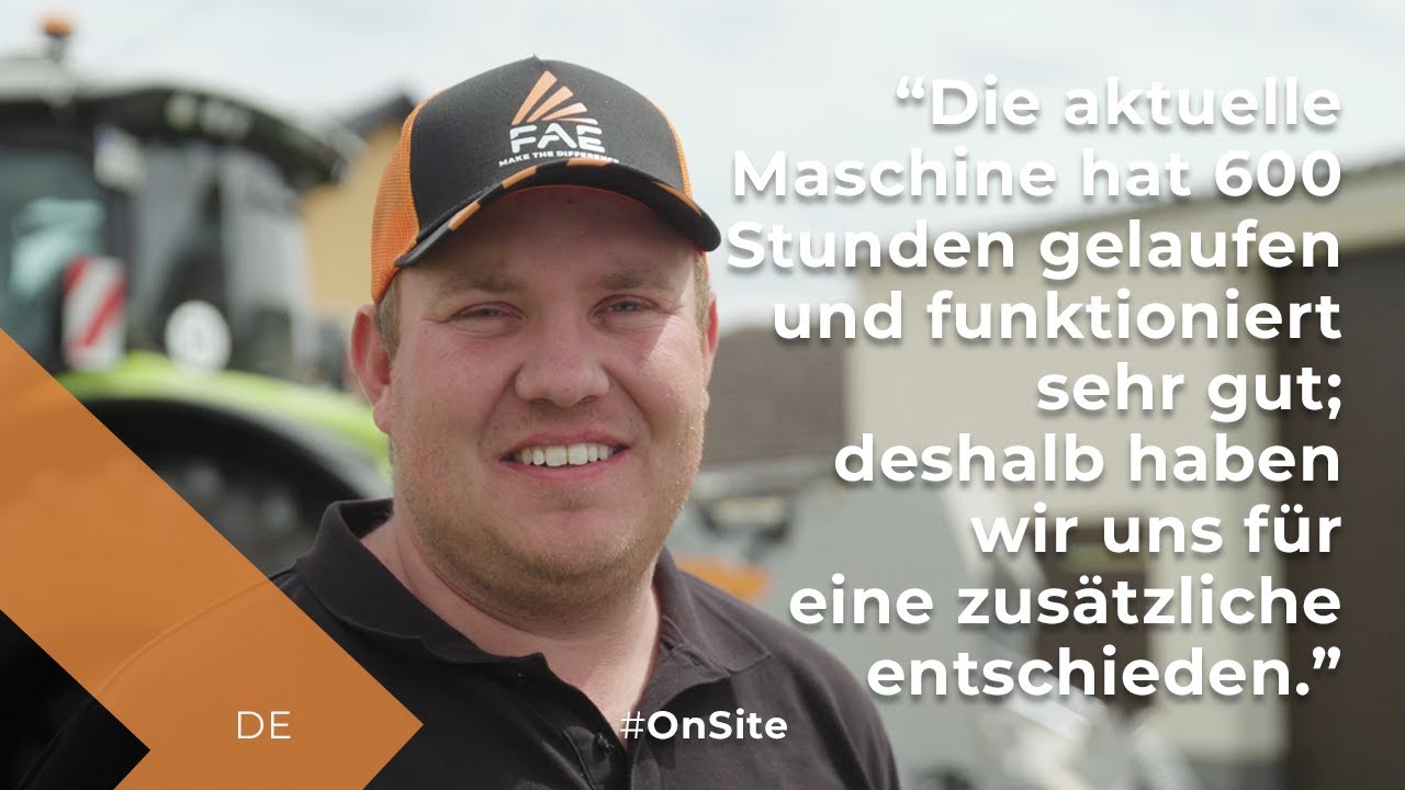 FAE MTL Wegebaufräse bei der Arbeit im Norden Deutschlands